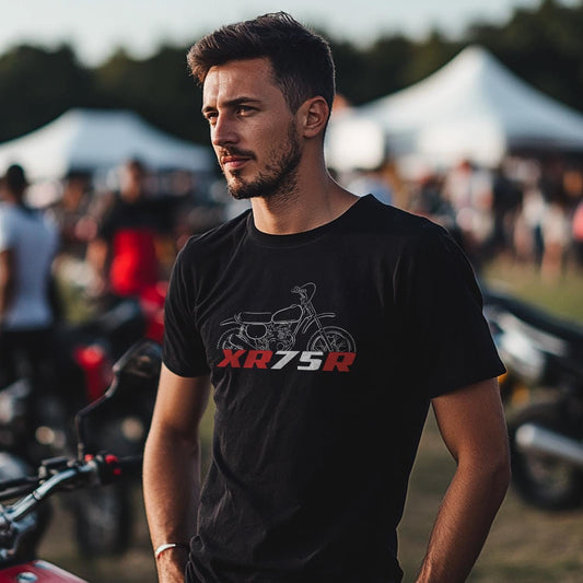 Honda XR75R Inspired T-Shirt - Motorcycle Tee Shirt for Riders