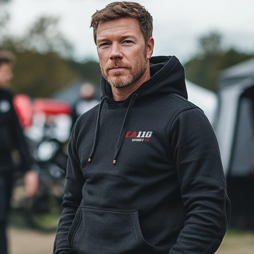 Honda CA110 Super Sports Cub 50 Inspired Hoodie - Motorcycle Sweatshirt for Riders