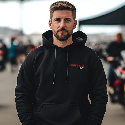 Honda Cross Cub 50 Inspired Hoodie - Motorcycle Sweatshirt for Riders