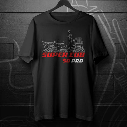 Honda Super Cub 50 Inspired T-Shirt - Motorcycle Tee Shirt for Riders