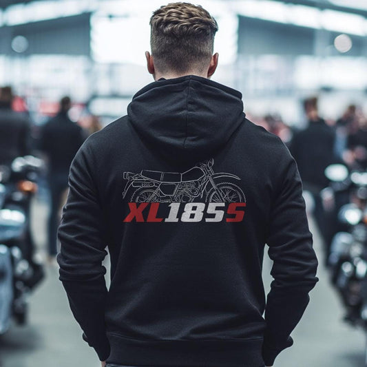 Honda XL185S Inspired Hoodie - Motorcycle Sweatshirt for Riders