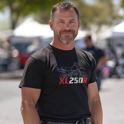 Honda XL250R Inspired T-Shirt - Motorcycle Tee Shirt for Riders