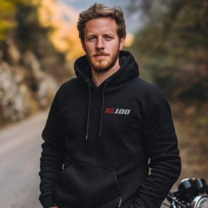 Honda XL100 | S & SB Inspired Hoodie - Motorcycle Sweatshirt for Riders