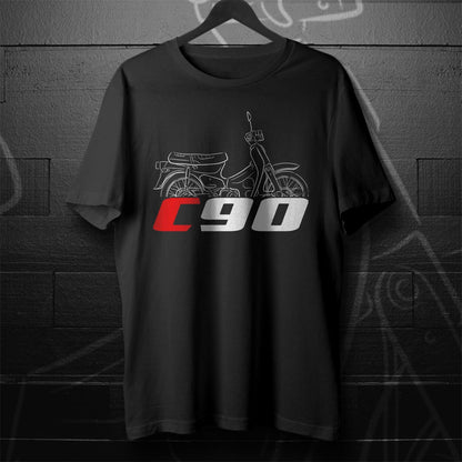 Honda C90 Inspired T-Shirt - Motorcycle Tee Shirt for Riders