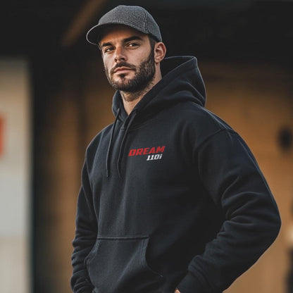 Honda Dream 110i Inspired Hoodie - Motorcycle Sweatshirt for Riders