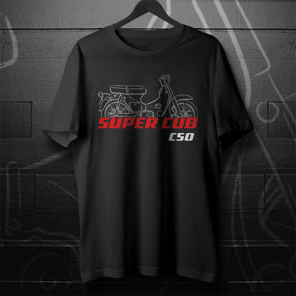 Honda Super Cub С50 Inspired T-Shirt - Motorcycle Tee Shirt for Riders
