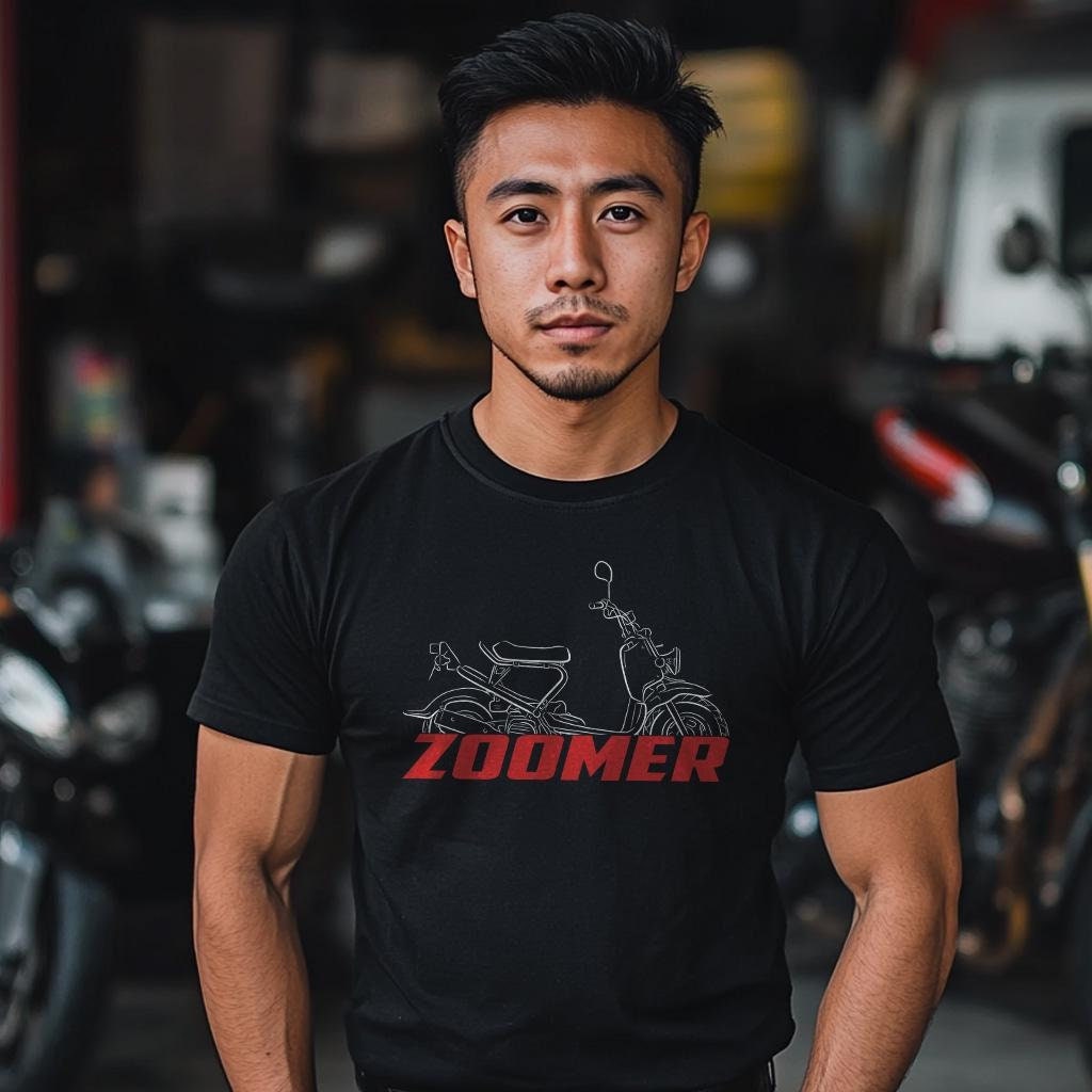 Honda Zoomer 50 Inspired T-Shirt - Motorcycle Tee Shirt for Riders