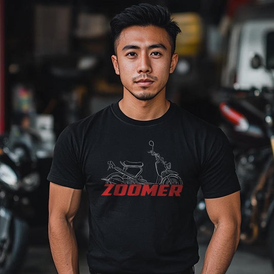 Honda Zoomer 50 Inspired T-Shirt - Motorcycle Tee Shirt for Riders