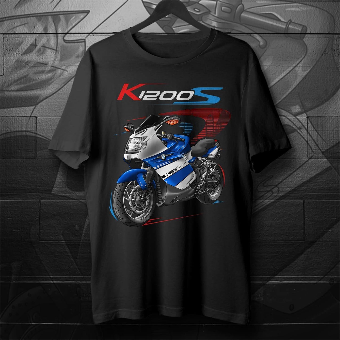 BMW K1200S Inspired T-Shirt - Motorcycle Motorrad Tee Shirt