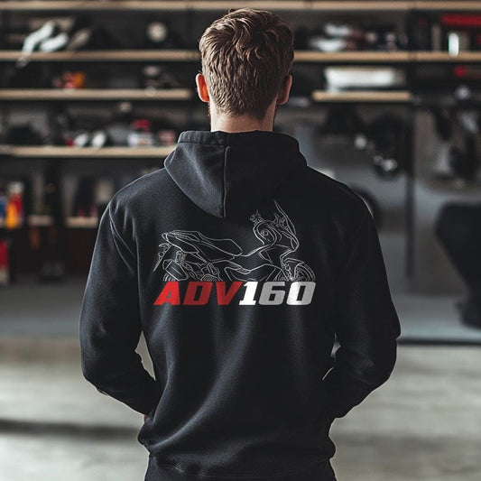 Honda ADV160 Inspired Hoodie - Motorcycle Sweatshirt for Riders