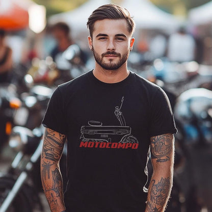 Honda Motocompo Inspired T-Shirt - Motorcycle Tee Shirt for Riders