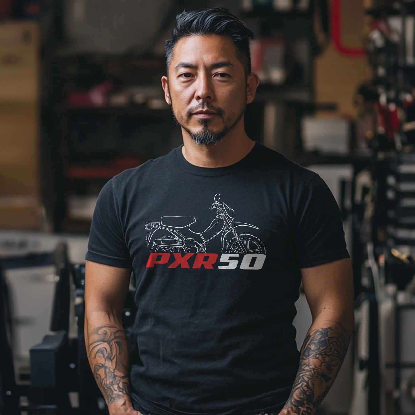 Honda PXR50 Inspired T-Shirt - Motorcycle Tee Shirt for Riders