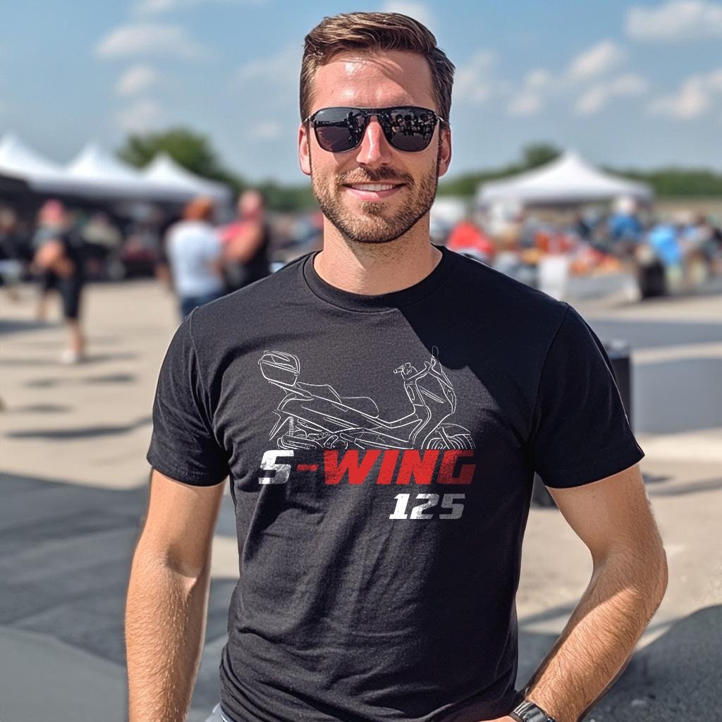 Honda S-Wing 125 Inspired T-Shirt - Motorcycle Tee Shirt for Riders
