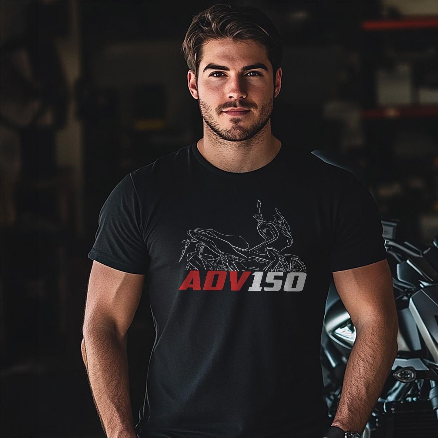 Honda ADV150 Inspired T-Shirt - Motorcycle Tee Shirt for Riders