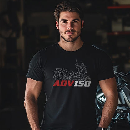 Honda ADV150 Inspired T-Shirt - Motorcycle Tee Shirt for Riders