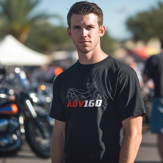 Honda ADV160 Inspired T-Shirt - Motorcycle Tee Shirt for Riders