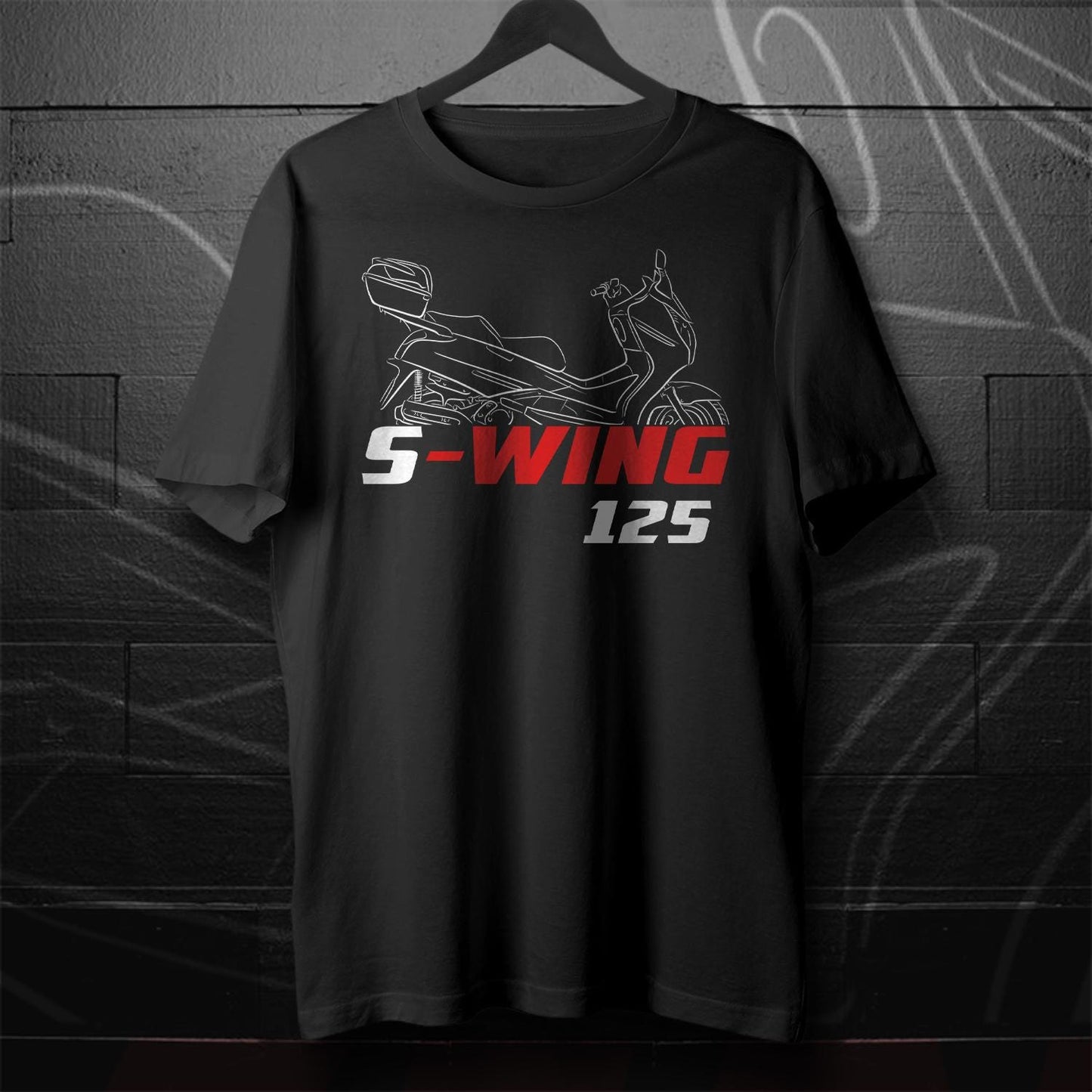 Honda S-Wing 125 Inspired T-Shirt - Motorcycle Tee Shirt for Riders