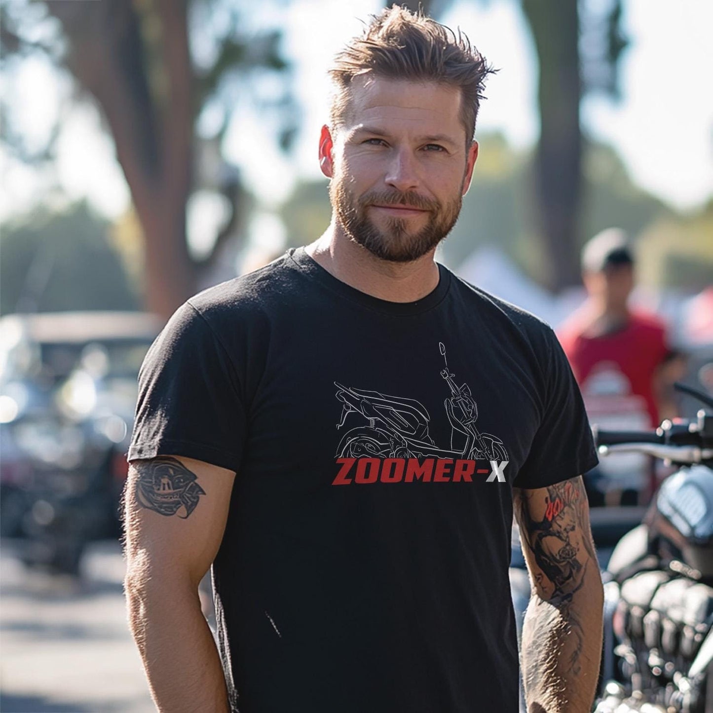 Honda Zoomer-X Inspired T-Shirt - Motorcycle Tee Shirt for Riders