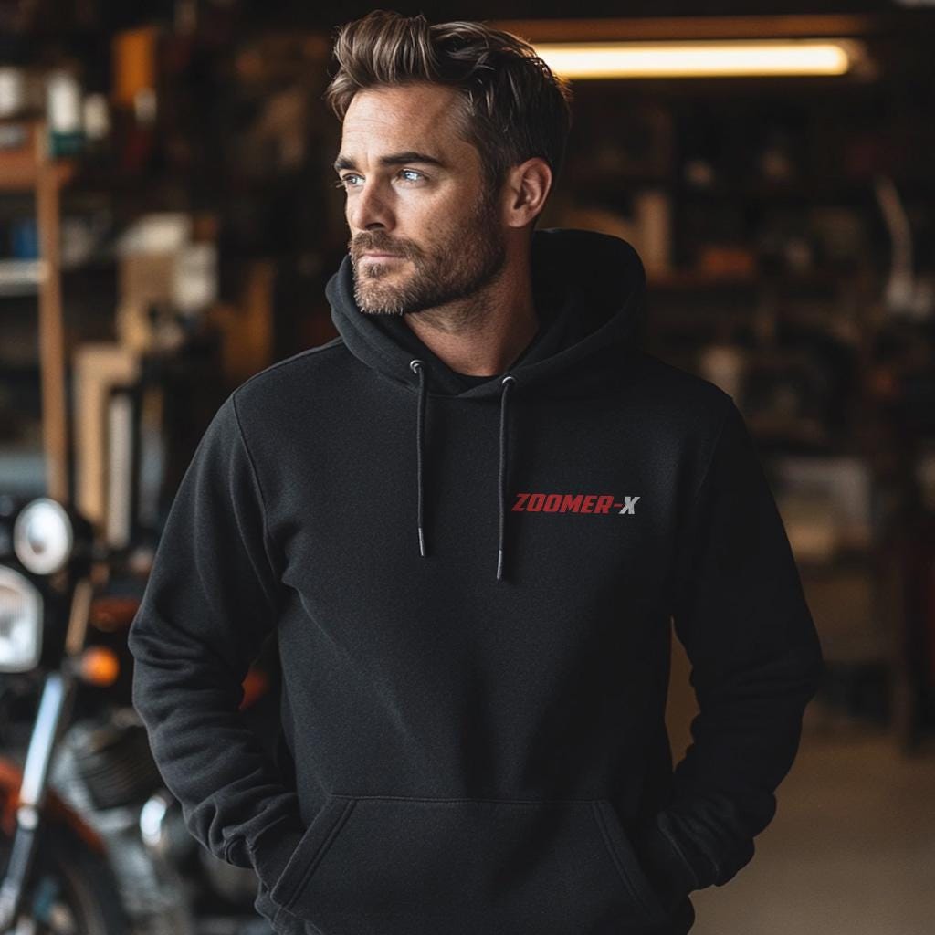 Honda Zoomer-X Inspired Hoodie - Motorcycle Sweatshirt for Riders