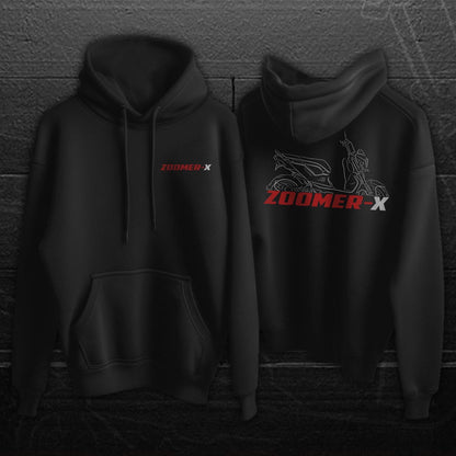 Honda Zoomer-X Inspired Hoodie - Motorcycle Sweatshirt for Riders