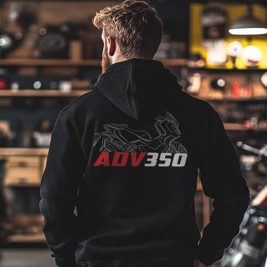 Honda ADV350 Inspired Hoodie - Motorcycle Sweatshirt for Riders