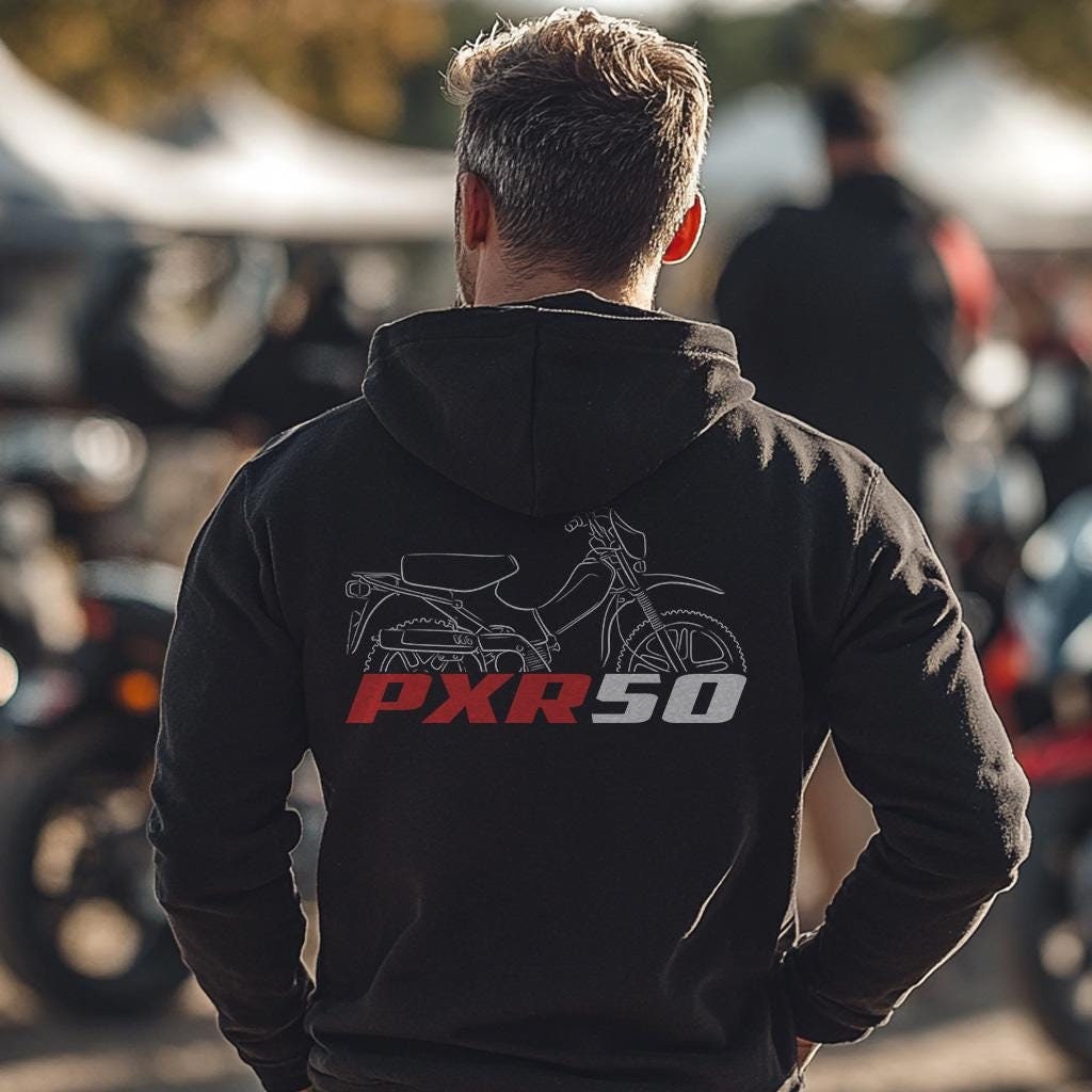 Honda PXR50 Inspired Hoodie - Motorcycle Sweatshirt for Riders
