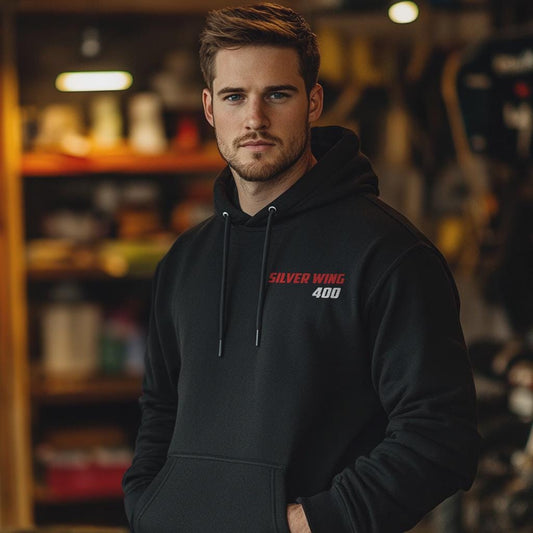 Honda Silver Wing 400 Inspired Hoodie - Motorcycle Sweatshirt for Riders