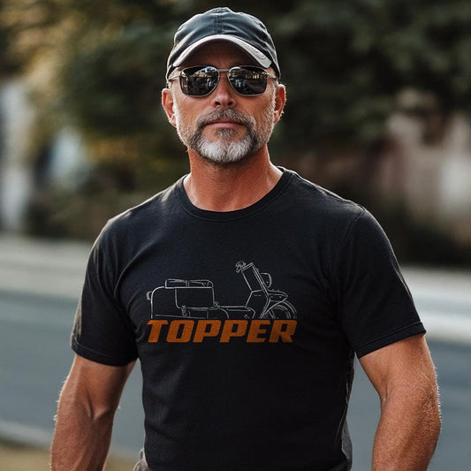 Harley-Davidson Topper A AU AH Inspired T-Shirt - Biker Motorcycle Tee Shirt