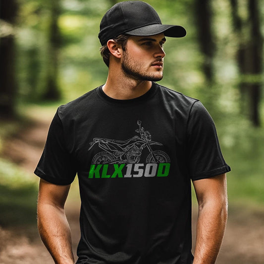 Kawasaki KLX150D Inspired T-Shirt - Motorcycle Tee Shirt for Riders