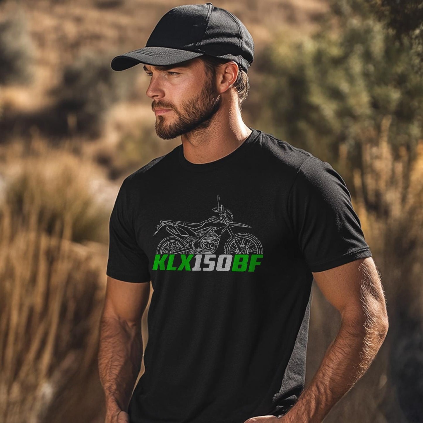 Kawasaki KLX150BF Inspired T-Shirt - Motorcycle Tee Shirt for Riders