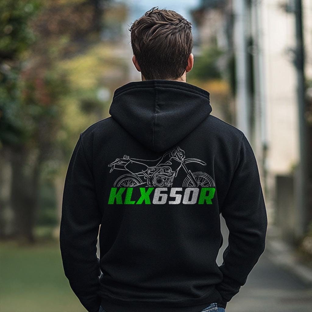 Kawasaki KLX650R 1993-1996 Inspired Hoodie - Motorcycle Sweatshirt for Riders