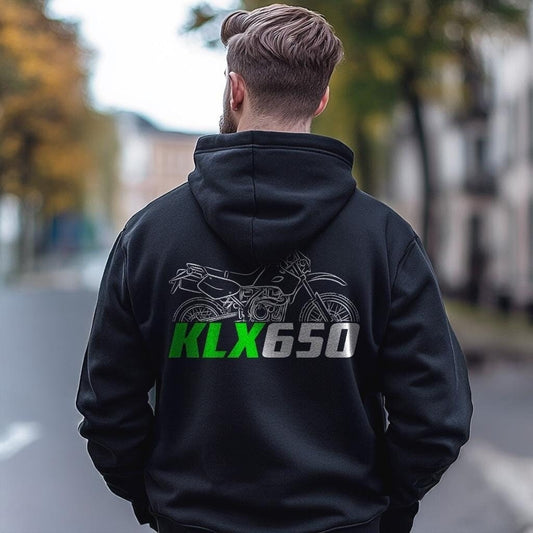 Kawasaki KLX650 1993-1996 Inspired Hoodie - Motorcycle Sweatshirt for Riders