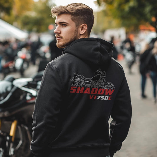 Honda VT750 Shadow | C | C2 | & C2B Inspired Hoodie - Motorcycle Sweatshirt for Riders