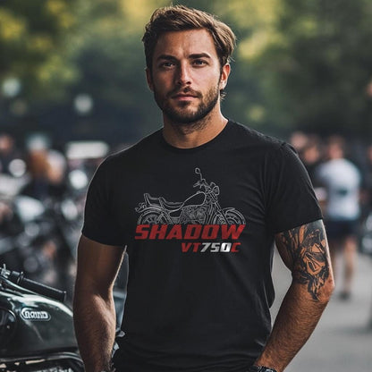 Honda VT750 Shadow | C | C2 | & C2B Inspired T-Shirt - Motorcycle Tee Shirt for Riders