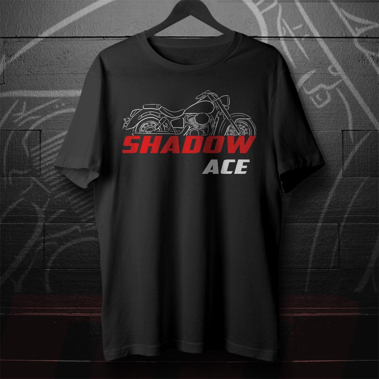 Honda VT750 Shadow | DC | eC | RS & T Inspired T-Shirt - Motorcycle Tee Shirt for Riders