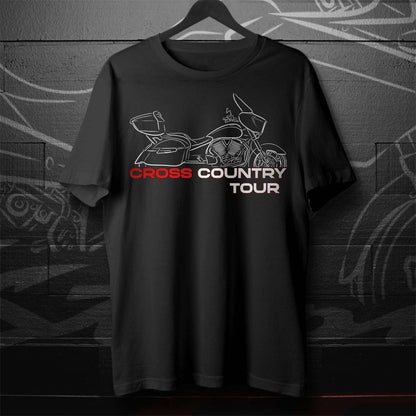 Victory Cross Country Tour T-Shirt - Motorcycle Tee Shirt for Bikers