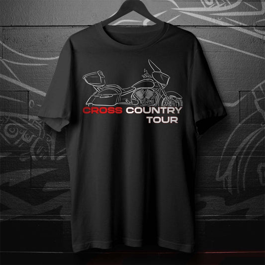 Victory Cross Country Tour T-Shirt - Motorcycle Tee Shirt for Bikers