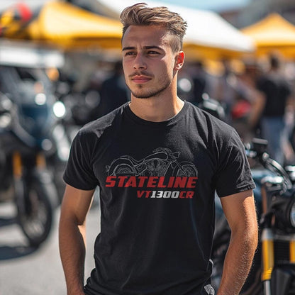 Honda VT1300 Inspired T-Shirt - Motorcycle Tee Shirt for Riders