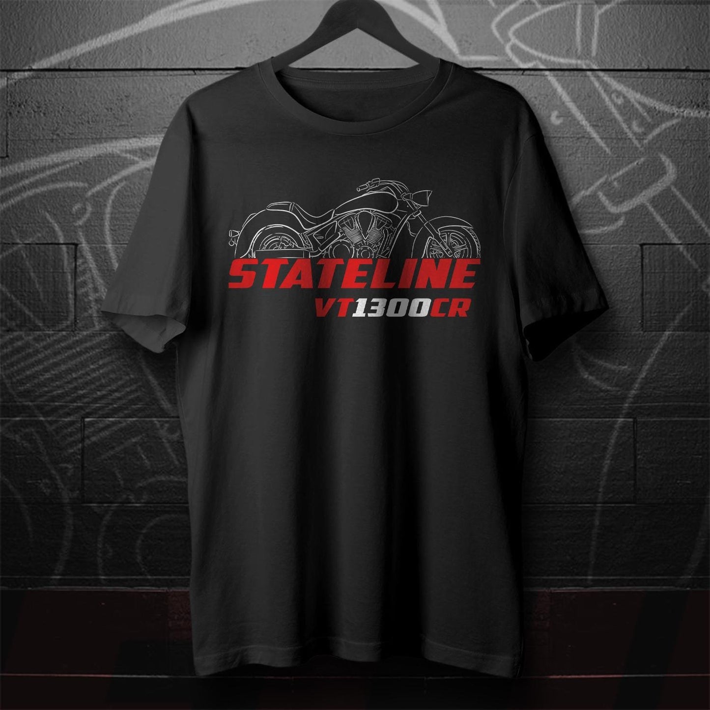 Honda VT1300 Inspired T-Shirt - Motorcycle Tee Shirt for Riders