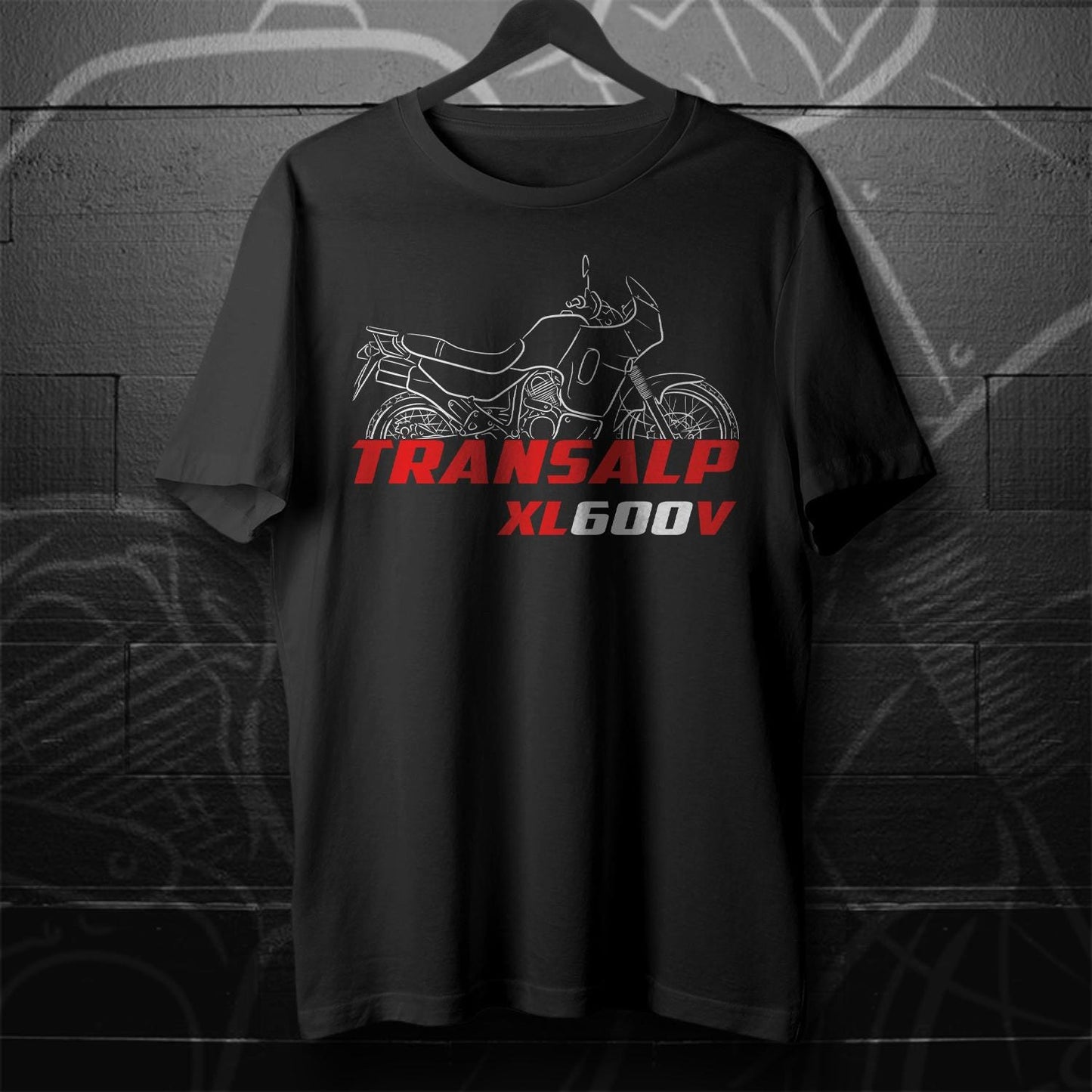 Honda XL600V Transalp Inspired T-Shirt - Motorcycle Tee Shirt for Riders