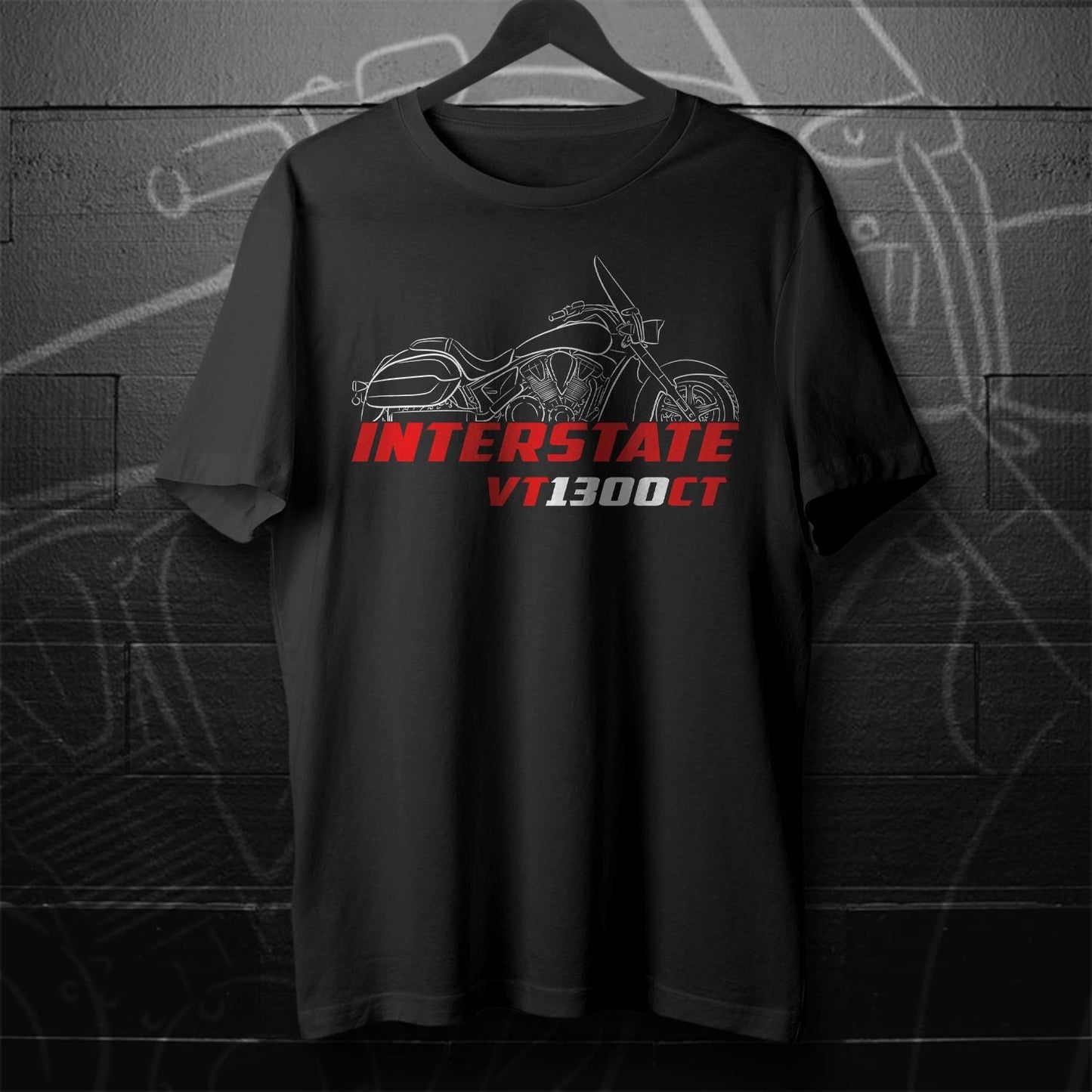 Honda VT1300 Inspired T-Shirt - Motorcycle Tee Shirt for Riders