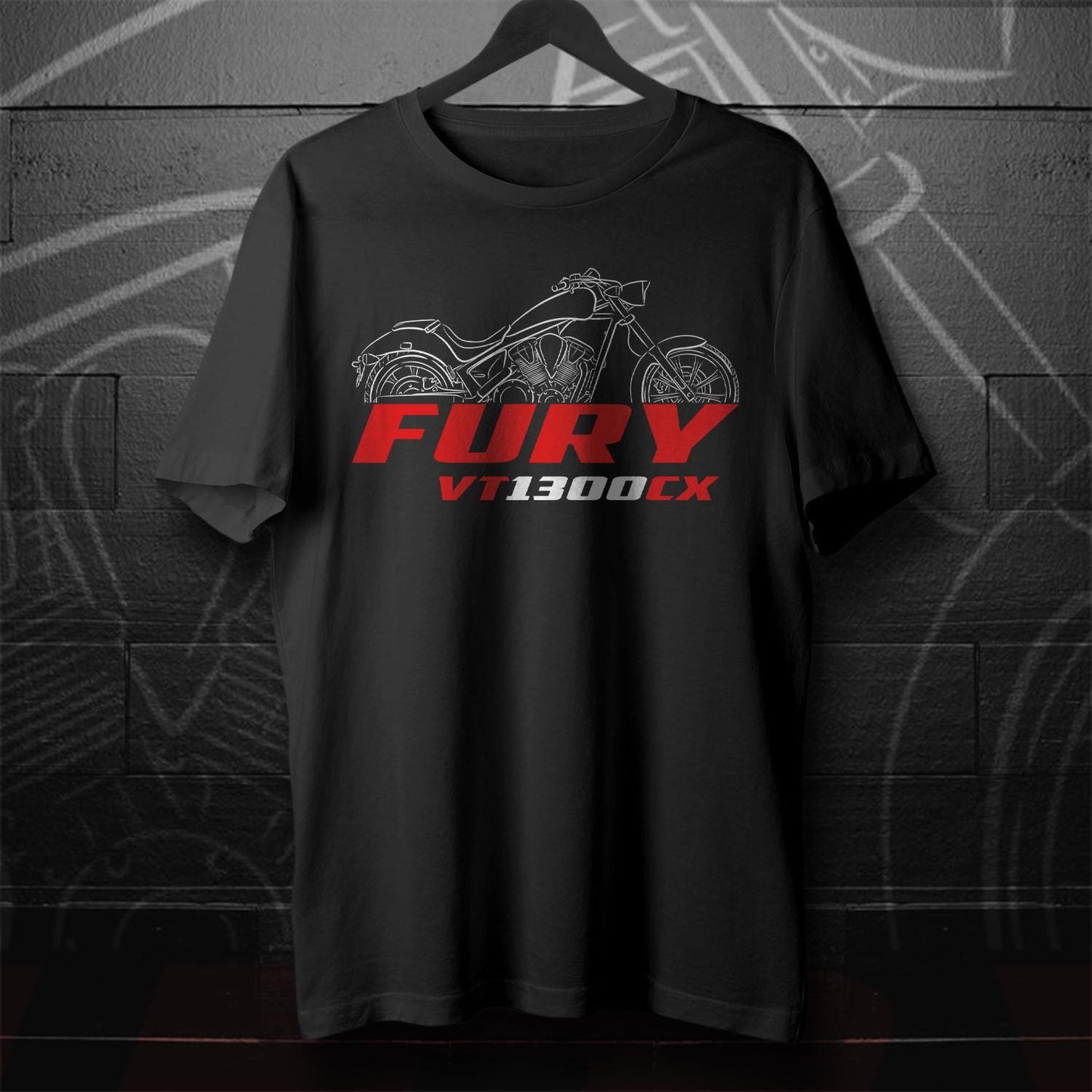 Honda VT1300 Inspired T-Shirt - Motorcycle Tee Shirt for Riders