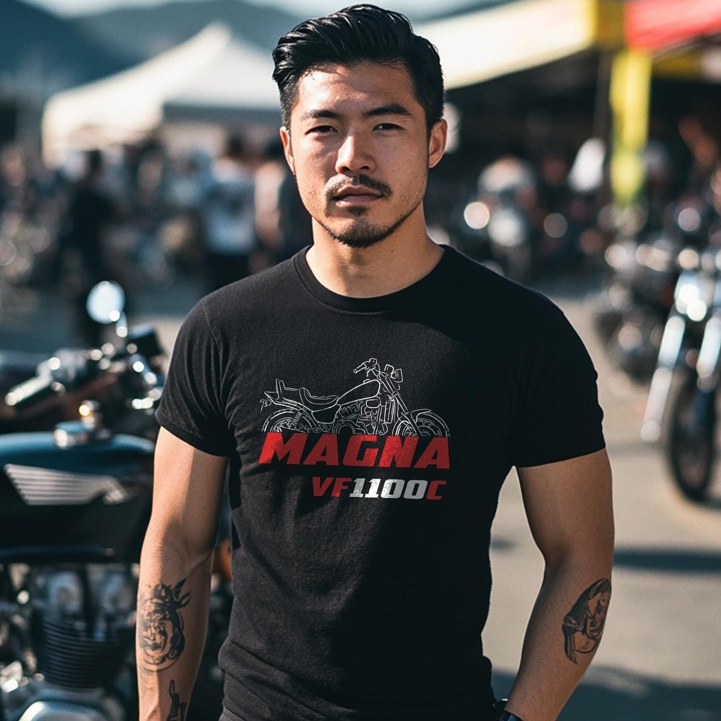 Honda VF1100 Inspired T-Shirt - Motorcycle Tee Shirt for Riders