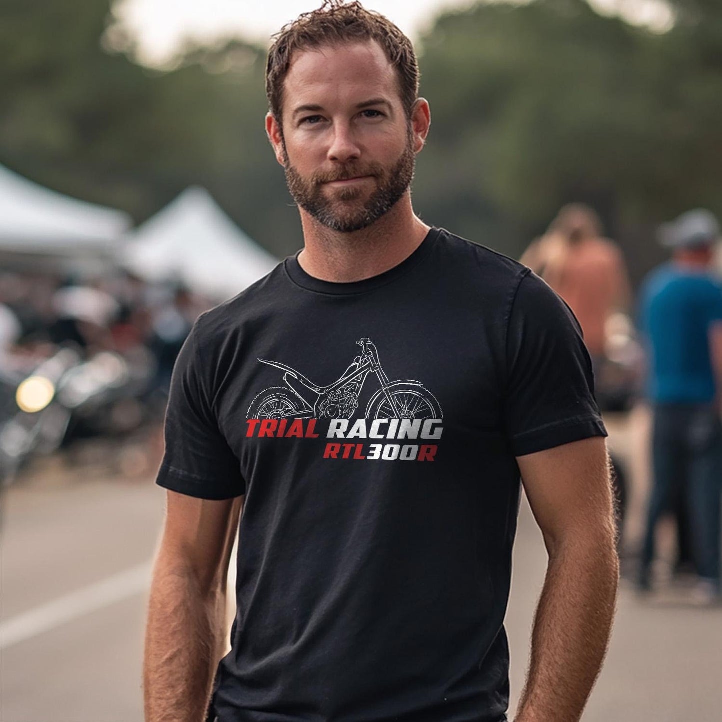 Honda RTL 300 R Inspired T-Shirt - Motorcycle Tee Shirt