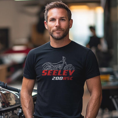 Honda Seeley 200RSC Inspired T-Shirt - Motorcycle Tee Shirt