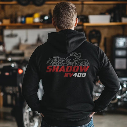 Honda Shadow NV400 Inspired Hoodie - Motorcycle Sweatshirt for Riders