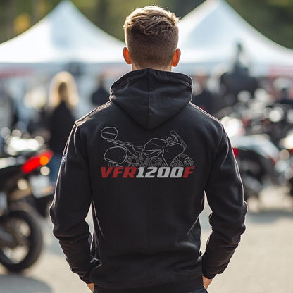 Honda VFR1200F Inspired Hoodie - Motorcycle Sweatshirt for Riders