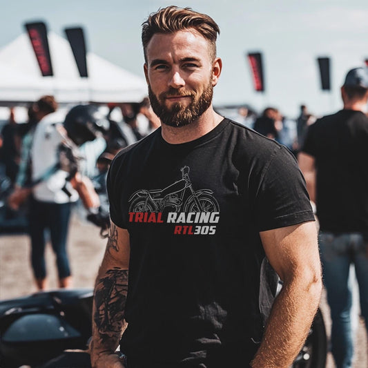 Honda RTL 305 Inspired T-Shirt - Motorcycle Tee Shirt