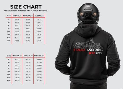 Honda RTL 305 Inspired Hoodie - Motorcycle Sweatshirt for Riders