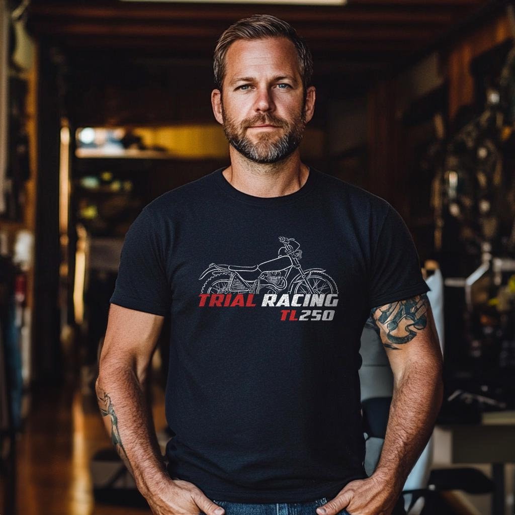 Honda TL 250 Trials 1975 - 1976 Inspired T-Shirt - Motorcycle Tee Shirt